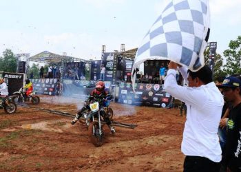 Ratusan Pembalap Ramaikan Kejurda Grasstrack Seri 2 Banten