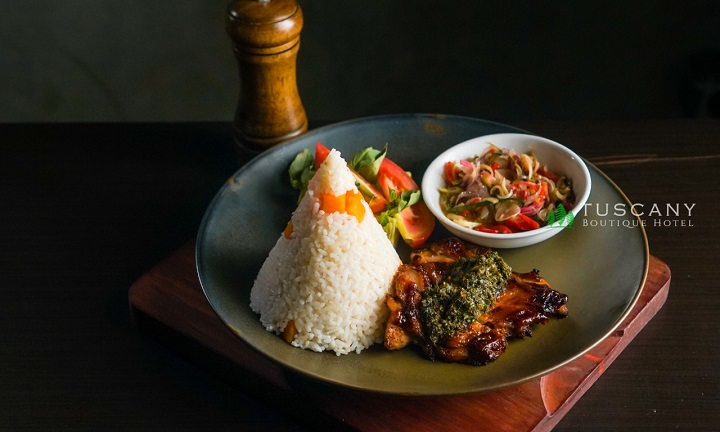 Tiga menu baru di Tuscany Boutique Hotel. (IST)