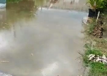 Turab Kali Item Jebol, Perumahan Griya Artha Sepatan Kebanjiran