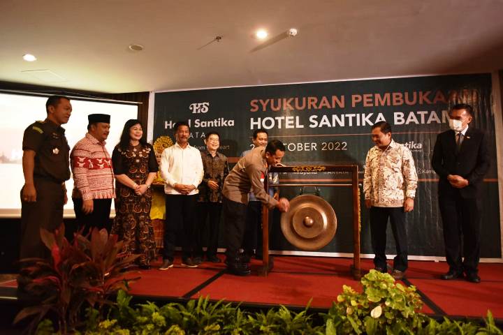 Peresmian Hotel Santika Batam. (IST)