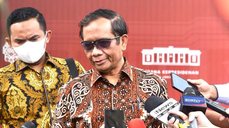 Menteri Koordinator Bidang Politik, Hukum, dan Keamanan, Mahfud Md,