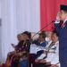 Presiden Jokowi Pimpin Upacara Parade Senja di Kementerian Pertahanan