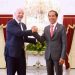Presiden Jokowi Sambut Kunjungan Presiden FIFA di Istana