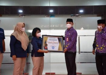 Di HUT Ke – 390, Pemkab Tangerang Capai UHC dari BPJS Kesehatan