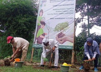 Sukseskan G20 di Lingkungan Hidup, YAPELH Dan Mabes Polri Tanam Ribuan Pohon di Bantaran Sungai Cisadane