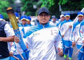 Wawalkot Tangsel Lepas Kirab Obor Porprov VI Banten