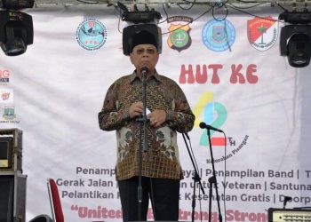 Hadir di HUT ke-42 Pisangan, Ini Amanat Walikota Tangsel