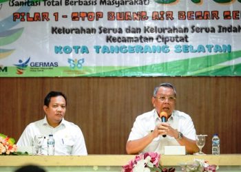 Walikota Tangsel Tekankan Sanitasi Total Berbasis Masyarakat untuk Hidup Sehat