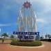 Gerbang masuk kawasan Paramount Petals, Kecamatan Curug, Kabupaten Tangerang. (RIZ)