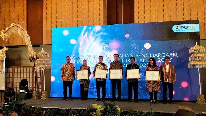 Dinas SDABMBK Kota Tangsel Raih Penghargaan Penghargaan Jasa Konstruksi dari kementerian PUPR. (IST)