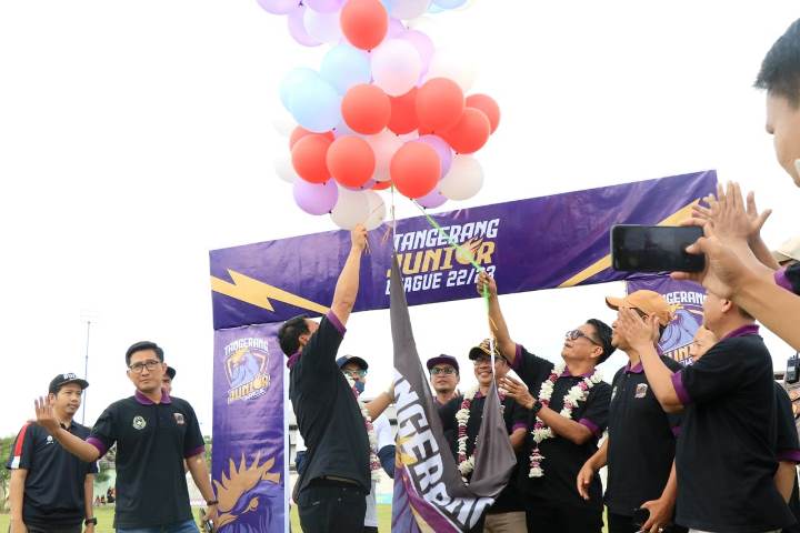 Pembukaan Kompetisi Tangerang Junior League (TJL) 2022. (RIK)