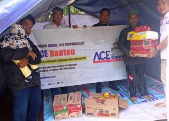 Peduli Korban Gempa Cianjur, ACE Banten Salurkan Bantuan Sembako dan Kebutuhan di Pengungsian