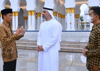 Presiden Jokowi Terima Kedatangan Putra MBZ di Surakarta