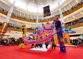 Atraksi Barongsai Meriahkan Perayaan Imlek di Summarecon Mall Serpong