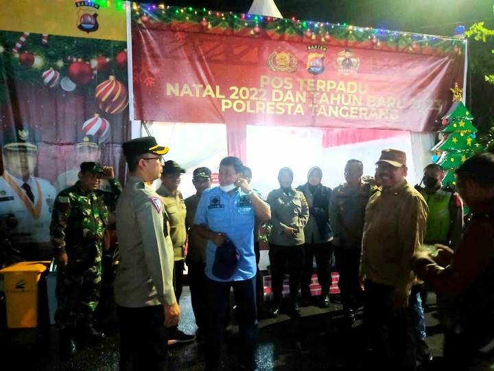 Pantauan perayaan pergantian tahun di Kabupaten Tangerang. (RIK)