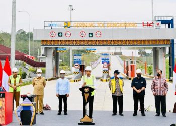 Presiden Jokowi Resmikan Jalan Tol Pekanbaru-Padang Seksi Pekanbaru-Bangkinang