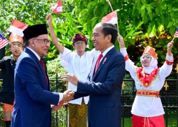 Presiden Jokowi Sambut Kunjungan Resmi PM Anwar Ibrahim di Istana Bogor