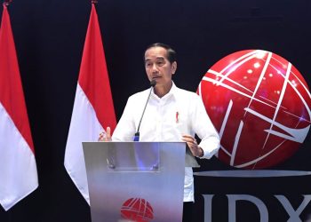 Presiden Jokowi Resmikan Pembukaan Perdagangan BEI