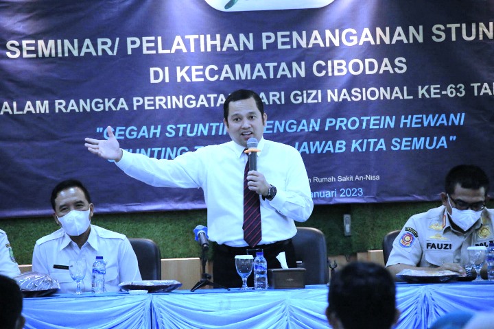 Walikota Tangerang, Arief R. Wismansyah membuka Peringatan Hari Gizi Nasional ke-63. (IST)