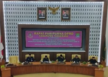 Sidang Perdana 2023 DPRD Kabupaten Tangerang Bahas Empat Raperda