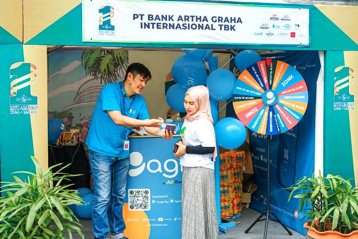Bank Artha Graha Internasional di event Satu Abad NU di Sidoarjo, Jawa Timur. (IST)