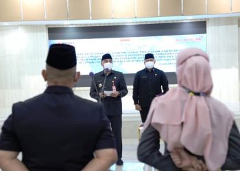Bupati Zaki Lantik dan Ambil Sumpah Jabatan Fungsional dan Pegawai Negeri Sipil