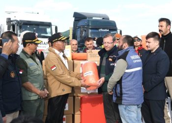 Kunjungi RS Lapangan di Hassa, Delegasi RI Serahkan Bantuan untuk Korban Gempa Turki
