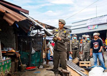 PKL Pasar Ciputat Ditertibkan