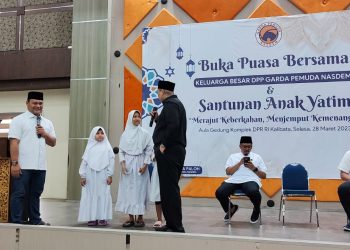 Garda Pemuda NasDem Beri Santunan untuk 100 Anak Yatim Piatu