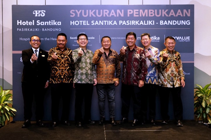 Peresmian Hotel Santika Pasirkaliki, Bandung. (IST)