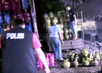 Gerebek Gas Elpiji Oplosan, Lima Pelaku Diamankan