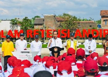 Presiden Jokowi Resmikan Sejumlah Proyek Infrastruktur Pengendali Banjir di Jawa Barat