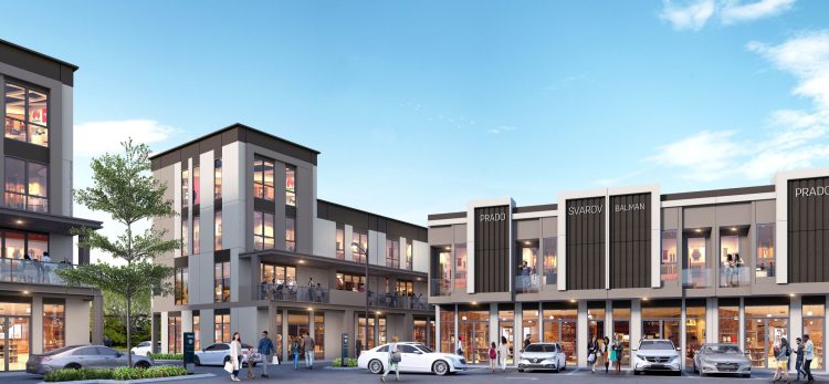 Maket kawasan komersil Verona Junction Paramount di Gading Serpong. (IST)
