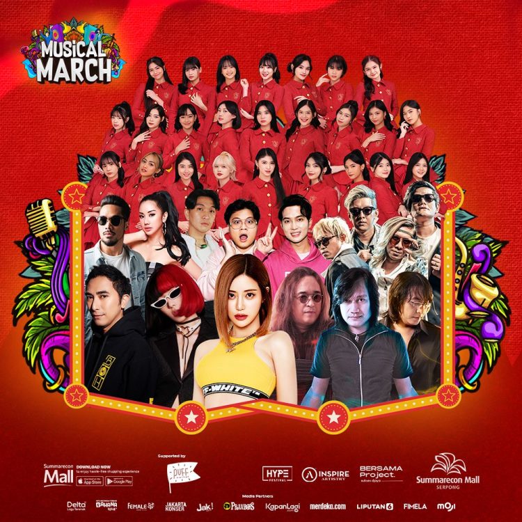 Musical March Summarecon Mall Serpong. (IST)