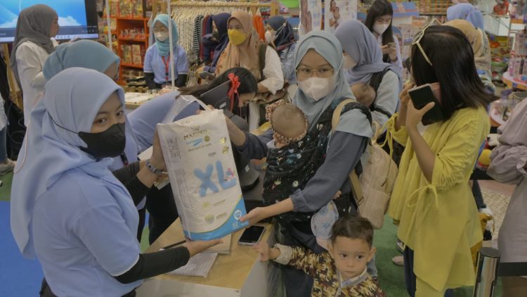Produk popok MAKUKU digemari ibu-ibu. Alhasil, sepanjang 2022 penjualan Makuku naik 200 kali lipat. (IST)
