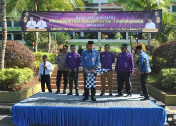 Bupati Zaki Lepas Ribuan Peserta Mudik Gratis