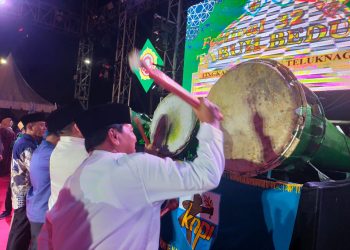 Dihadiri Ribuan Warga, Sekda Maesyal Rasyid Buka Festival Tabuh Bedug