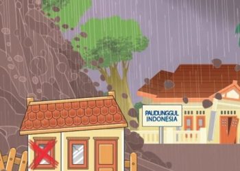 Tertimpa Longsoran, Rumah di Pamulang Rusak Berat