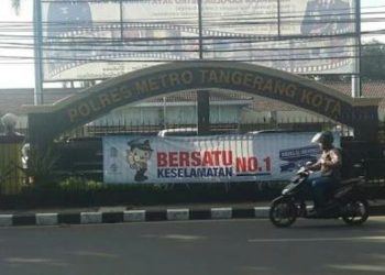Polrestro Tangerang Kota Bikin Rambu Jalur Alternatif untuk Pemudik