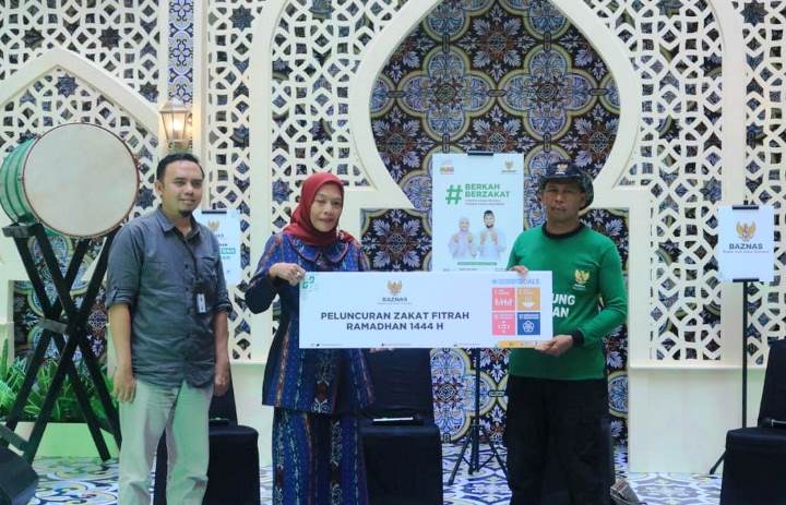 Penerimaan Baznas. (IST)