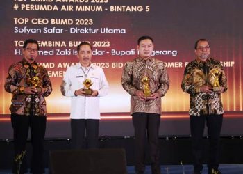 Dua BUMD Milik Pemkab Tangerang Raih lima Penghargaan