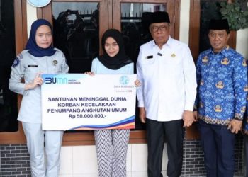 Korban Kecelakaan Bus di Wisata Guci Terima Santunan Kematian