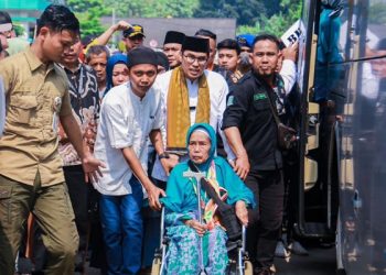 Dilepas Wakil Walikota, 385 Calon Jemaah Haji Tangsel Diberangkatkan