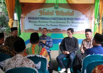 Halal bi Halal di Poris Gaga, Walikota Arief: RT dan RW Lebih Proaktif Jaga Lingkungan dan Kerukunan