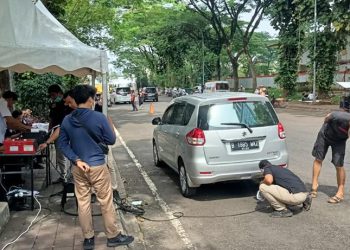 Bersihkan Kualitas Udara, Dishub Tangsel Uji Emisi Keliling