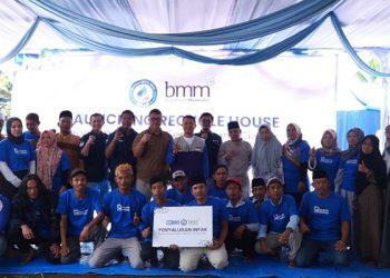 BMM Bareng YBM BRILiaN Launching dan Serah Terima 25 Recycle House Korban Gempa Cianjur