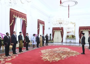 Presiden Jokowi Terima Surat Kepercayaan Delapan Duta Besar Negara Sahabat