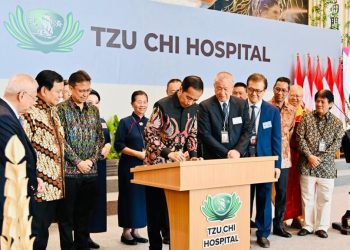 Resmikan RS Tzu Chi, Presiden Imbau Masyarakat Berobat di Dalam Negeri
