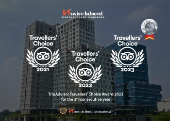Tiga Tahun Berturut-turut, Swiss-Belhotel Serpong Kembali Raih Tripadvisor Travellers’ Choice Award