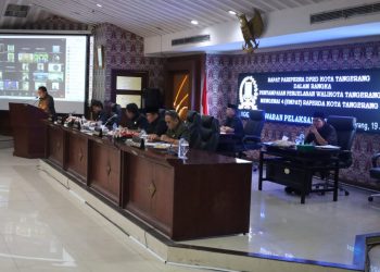 Rapat Paripurna Bahas Empat Reperda, Begini Harapan Ketua DPRD Kota Tangerang 